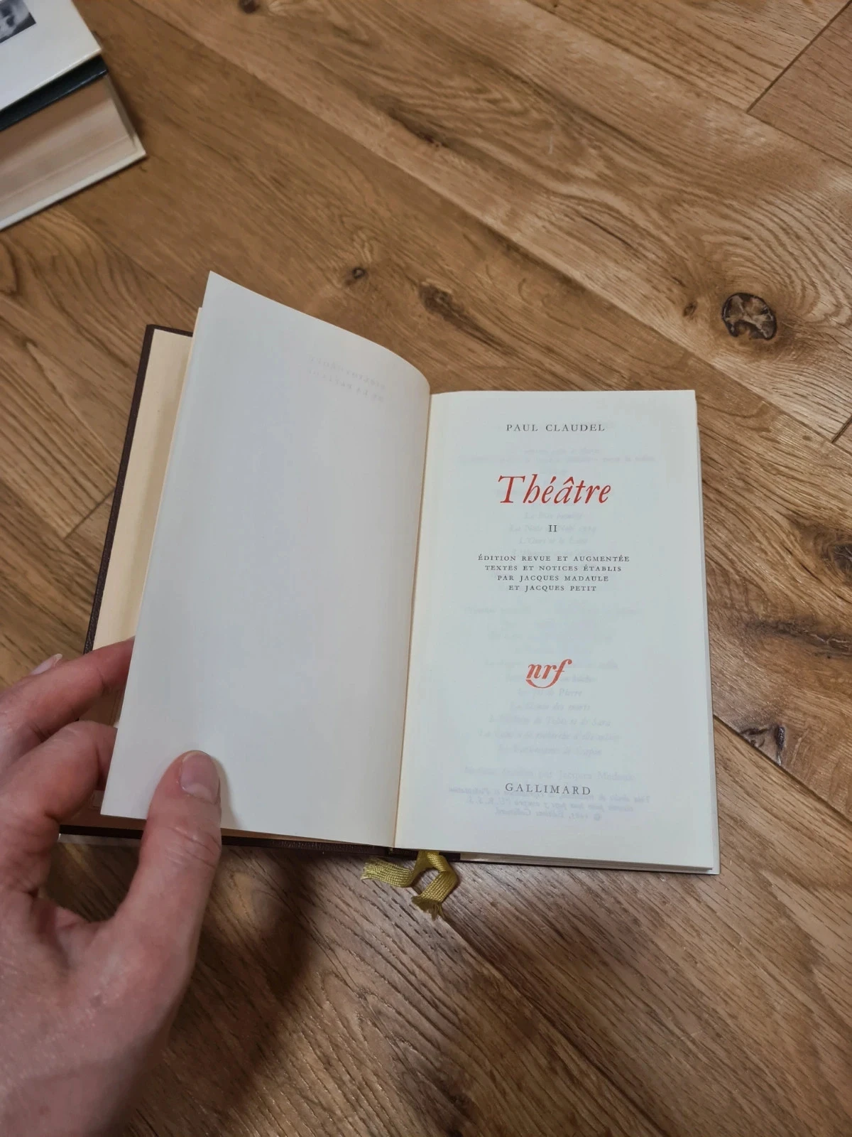 PaulClaudel Théâtre Pléiade – photo 2